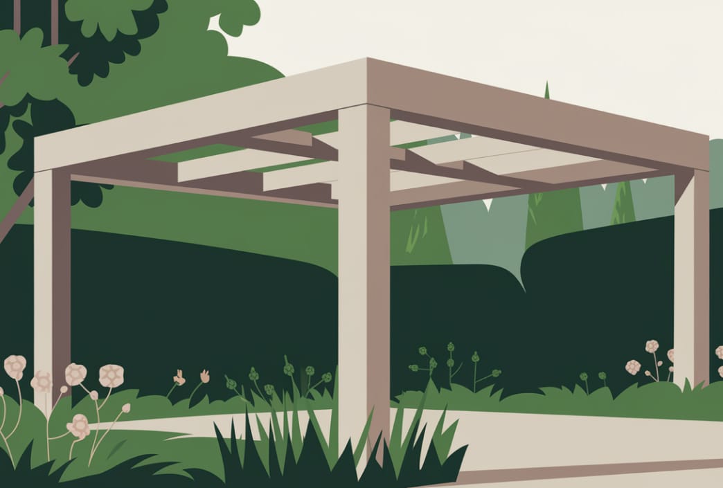 Menuisier posant une pergola à Montauban adossée à une façade