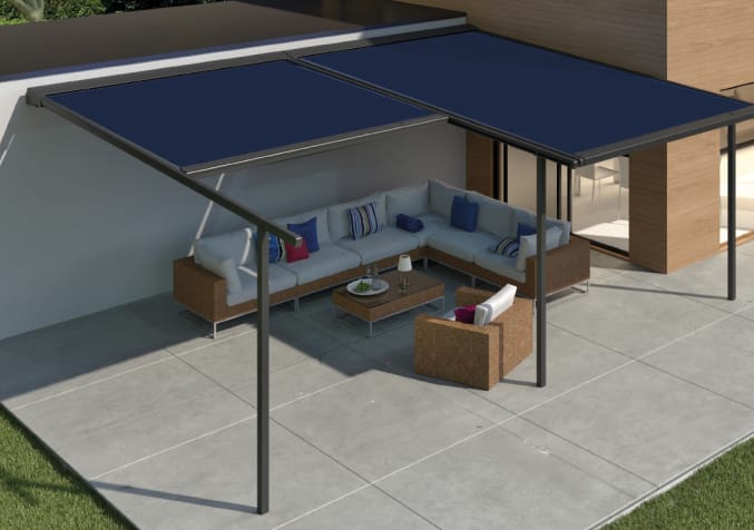 Portail coulissant moderne en alu installé à Montauban
