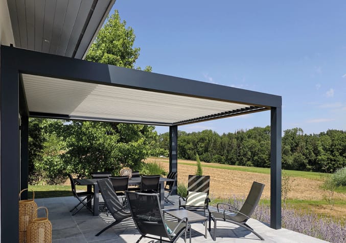 Structure sur mesure pour pergola à Montauban réalisée en bois