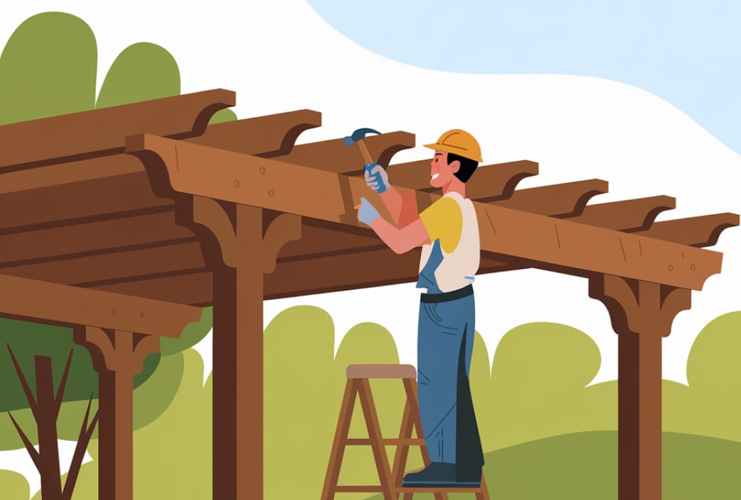 Terrasse bois réalisée par un professionnel de lagencement extérieur à Montauban